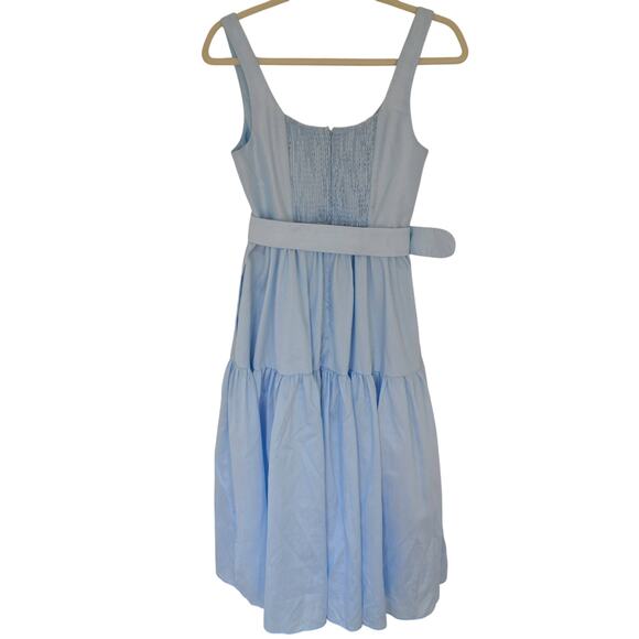 Alice Belted Tiered Midi Dress Size 2 - Picture 9 of 10